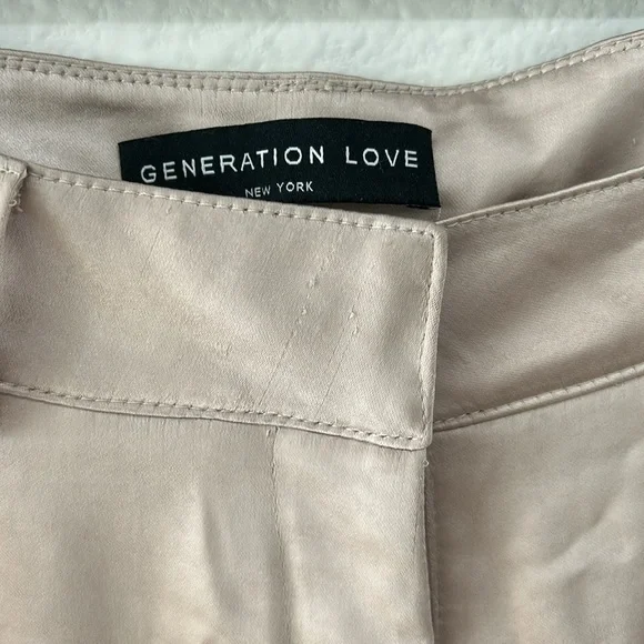 Generation Love Nate Satin Cargo Pants - Champagne - Picture 11 of 12